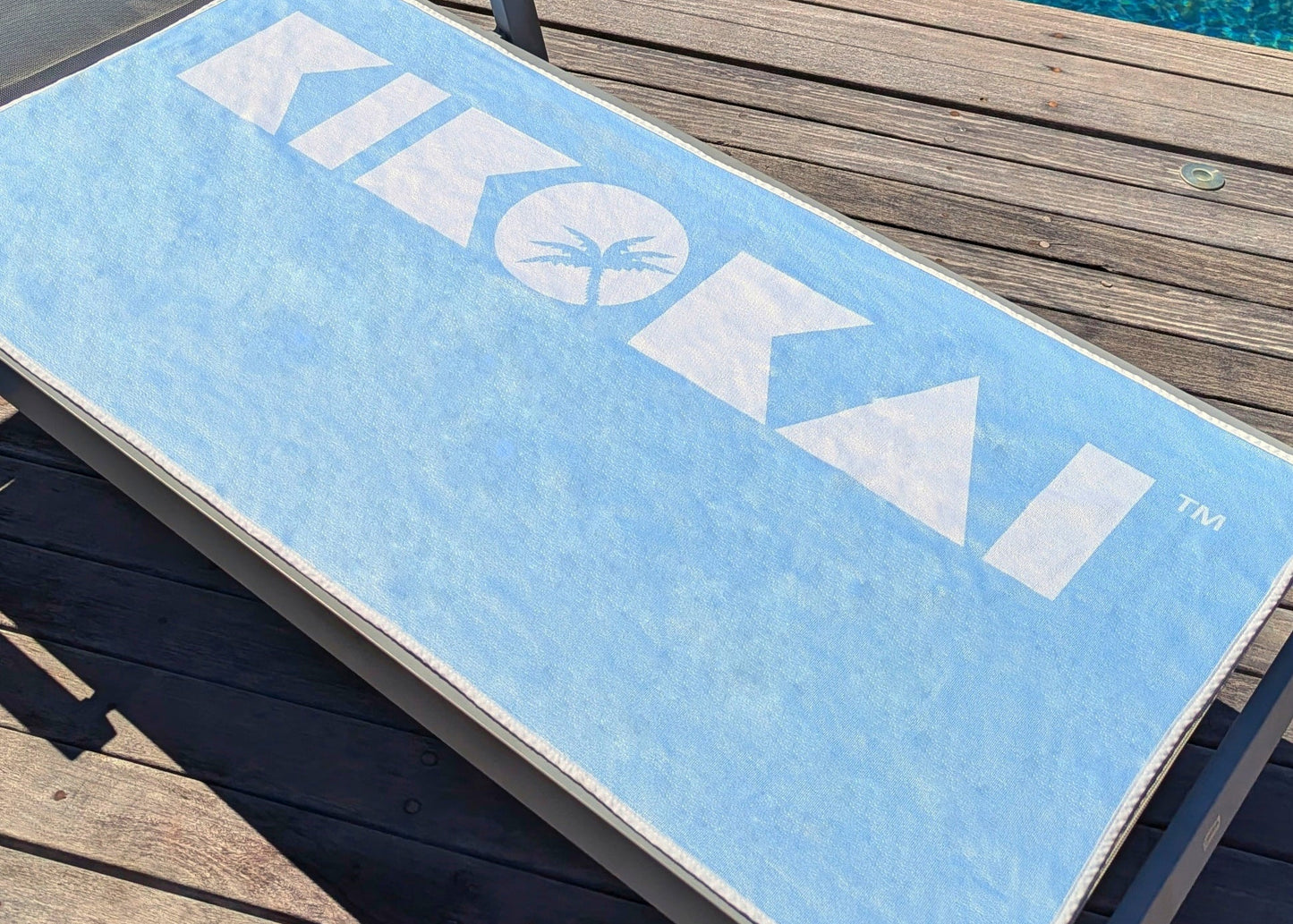 Handmade Blue Beach Towel
