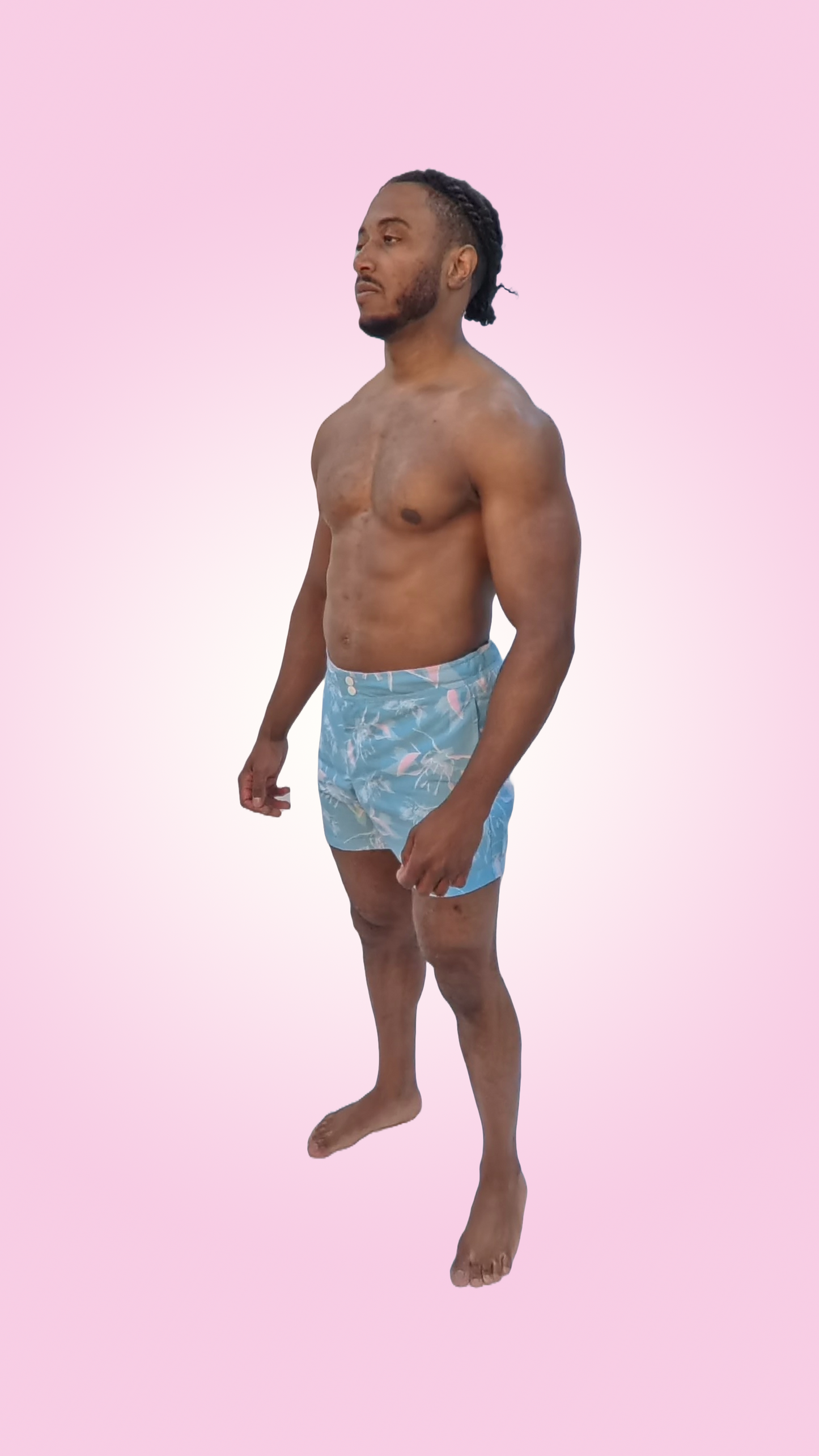 Angel Print Swim Shorts