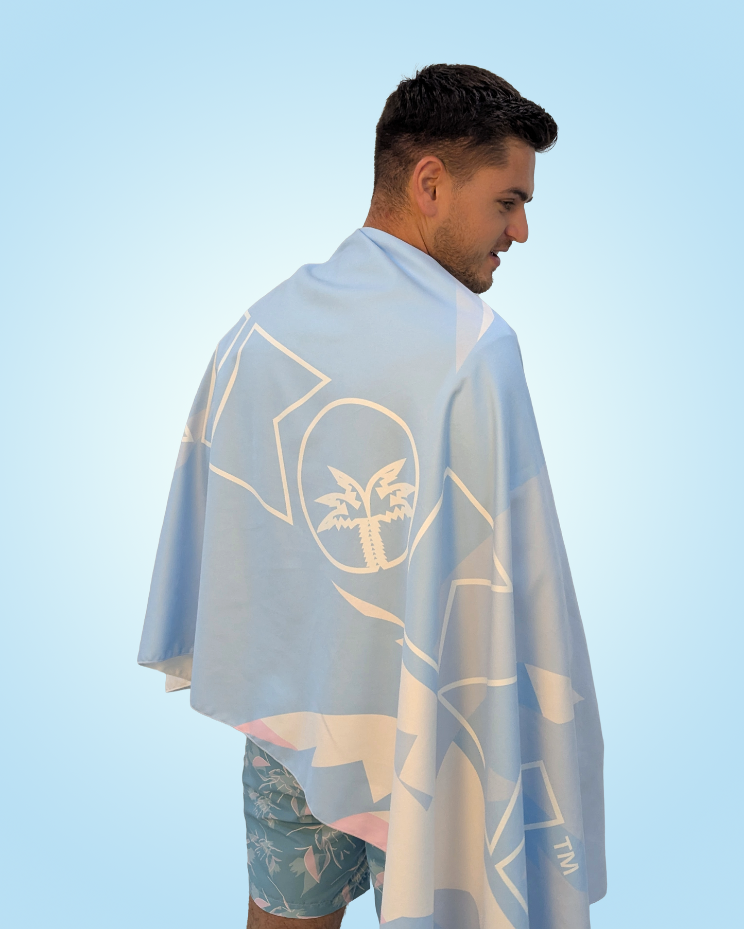 KIKOKAI Blue Microfibre Towel