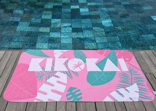 Handmade Jungle Print Microfibre Towel